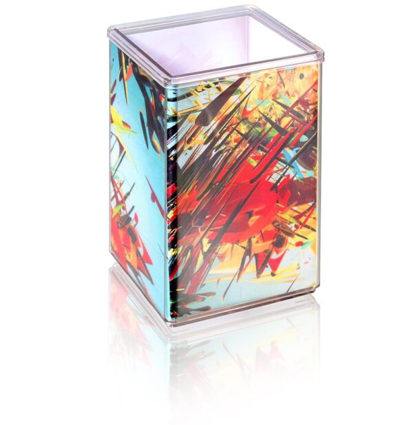 Cubo porta lápices para fotos
